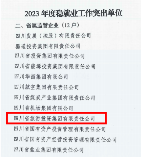 省德扑之星集团稳就业工作获省国资委通报表扬